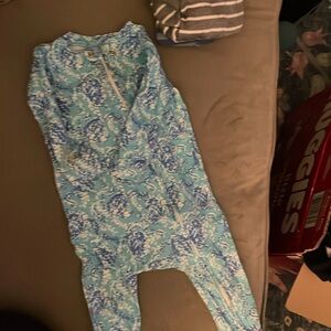 Lilly Pulitzer for pottery barn one piece pajamas